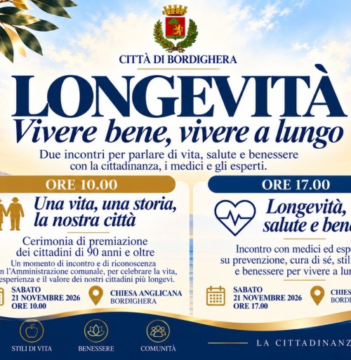 LONGEVITA' – VIVERE BENE, VIVERE A LUNGO